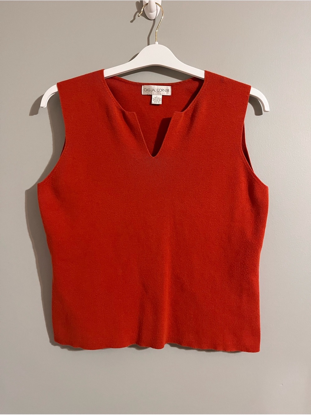 Casual Corner Sleeveless Knit Sweater